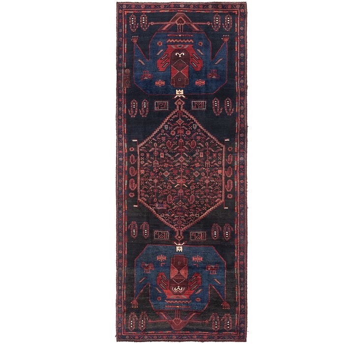3' 7 x 9' 9 Meshkin Persian Runner ...