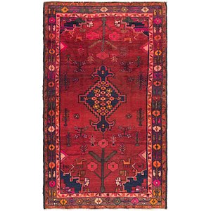 4' 8 x 8' Hamedan Persian Runner ...