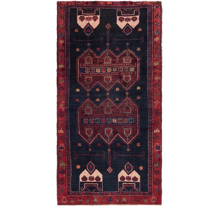 4' 8 x 9' 4 Sirjan Persian Runner Rug