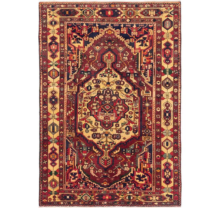 6' 6 x 9' 7 Heriz Persian Rug