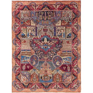9' 5 x 12' 5 Kashmar Persian Rug