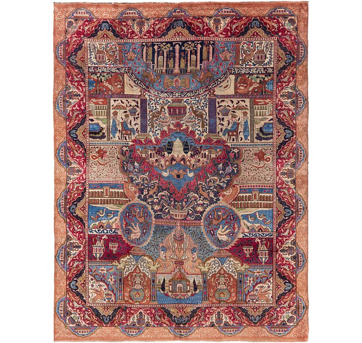 9' 5 x 12' 5 Kashmar Persian Rug