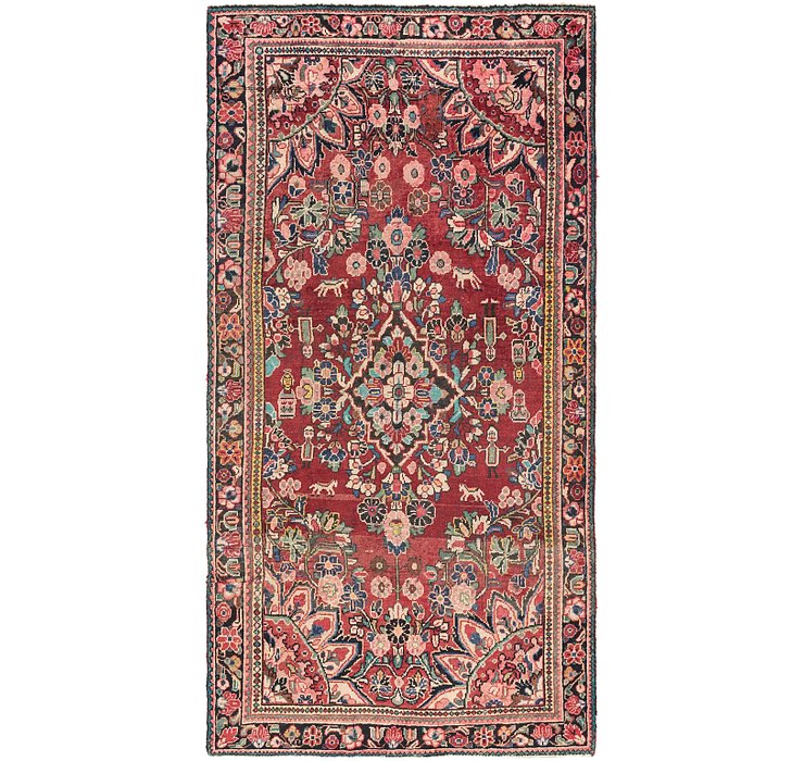 4' 6 x 9' Borchelu Persian Runner...