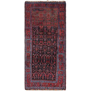 4' x 8' 9 Zanjan Persian Runner Rug
