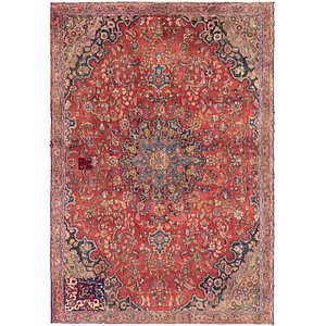 Unique Loom 7' 3 x 10' 5 Mashad Persian Rug