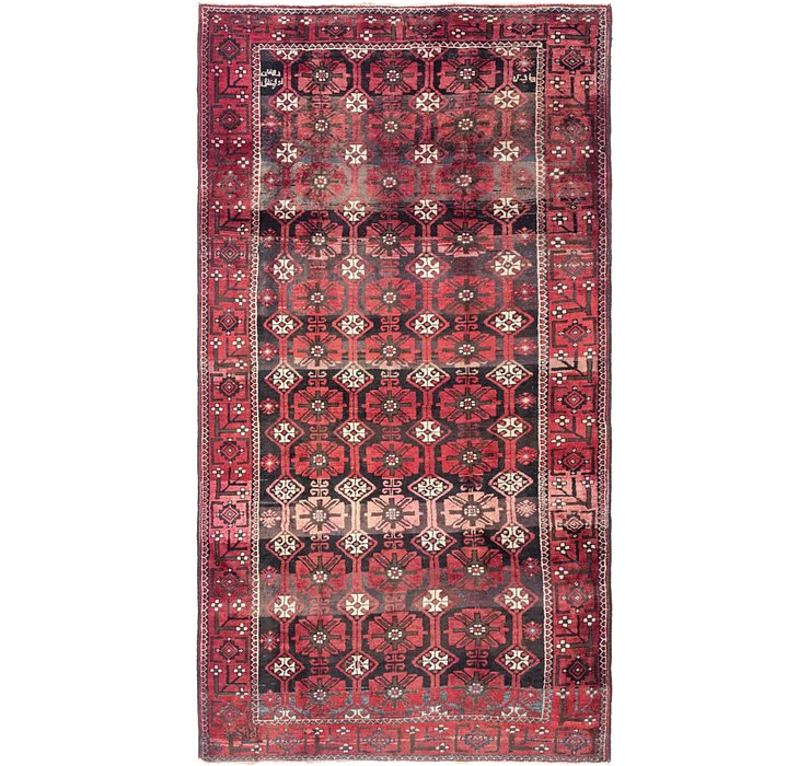4' 10 x 9' 5 Balouch Persian Runner ...