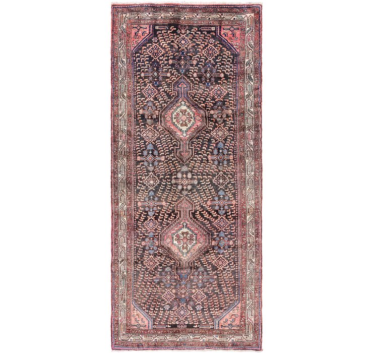 4' 5 x 10' 9 Darjazin Persian Runner...