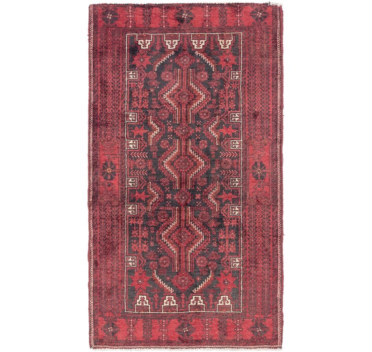 3' 5 x 6' 4 Balouch Persian Rug