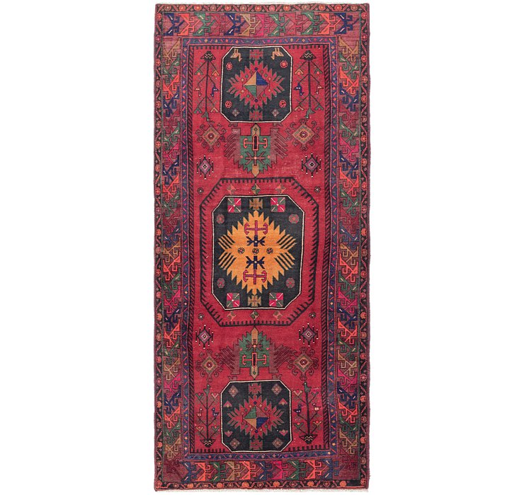 4' 2 x 10' Gharajeh Persian Runner...