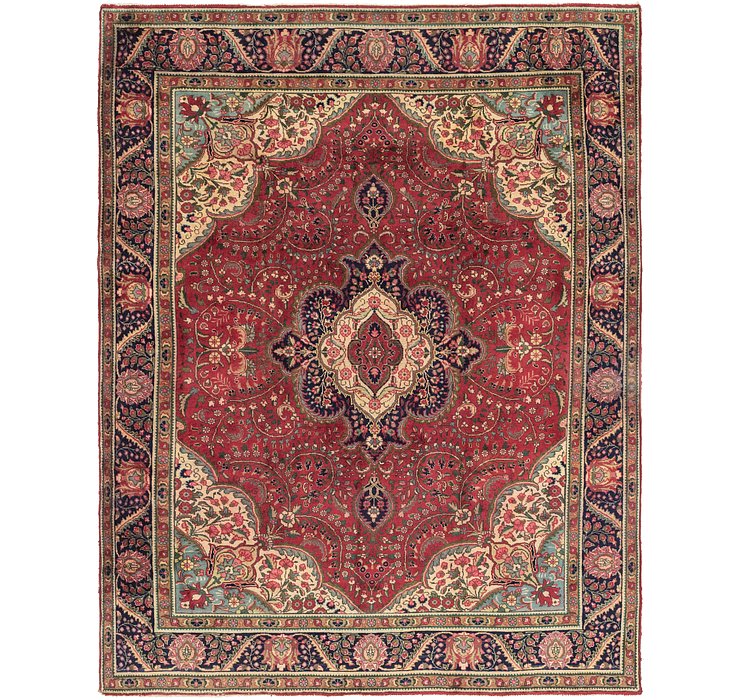 9' 5 x 12' 7 Tabriz Persian Rug
