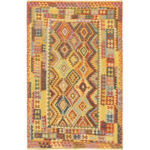 Unique Loom 6' x 9' 2 Kilim Maymana Rug