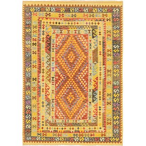 6' 9 x 9' 6 Kilim Maymana Rug