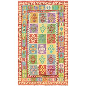 4' 9 x 8' 3 Kilim Maymana Rug