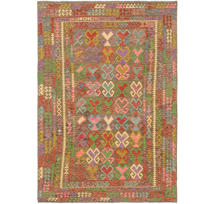 7' 10 x 11' 7 Kilim Maymana Rug