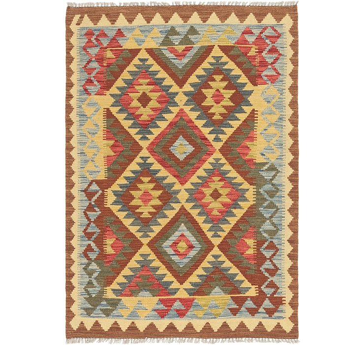 3' 5 x 5' 2 Kilim Maymana Rug