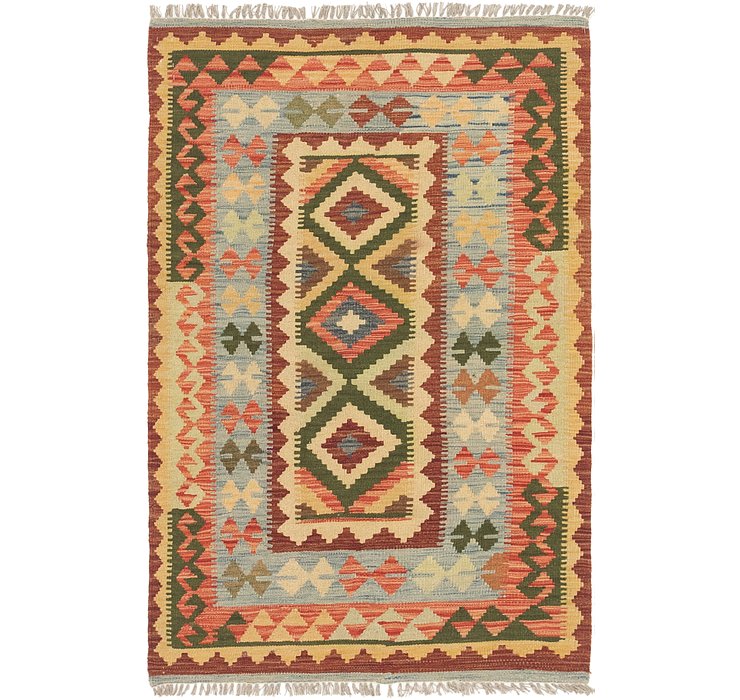 3' 4 x 5' Kilim Maymana Rug