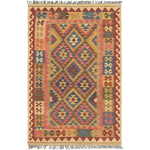 3' 6 x 5' 4 Kilim Maymana Rug