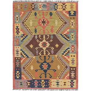 5' x 6' 8 Kilim Maymana Rug
