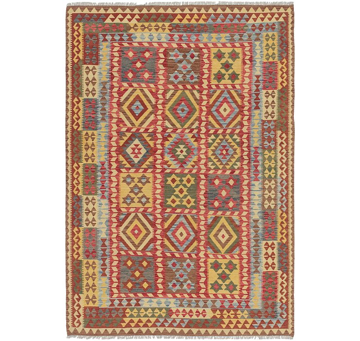 7' x 10' Kilim Maymana Rug