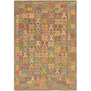 7' 9 x 11' 7 Kilim Maymana Rug