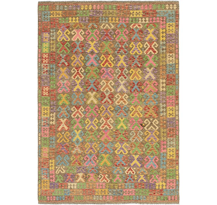 7' 9 x 11' 7 Kilim Maymana Rug
