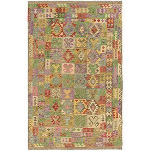 6' 5 x 10' 2 Kilim Maymana Rug
