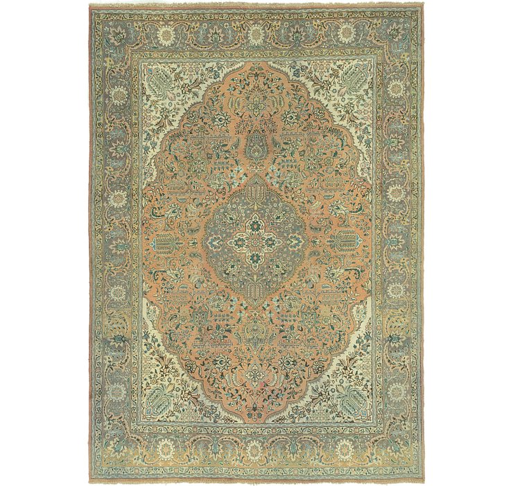 8' 2 x 11' 6 Tabriz Persian Rug