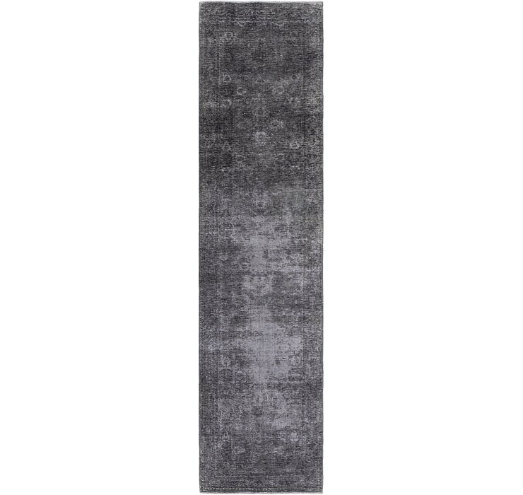 HandKnotted 3' x 13' 6 Ultra Vintage Persian R...