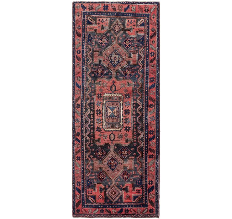 4' 4 x 11' 4 Zanjan Persian Runner Rug