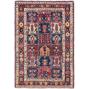 Unique Loom 5' x 7' 8 Bakhtiar Persian Rug