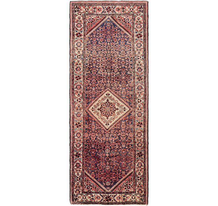 3' 9 x 9' 8 Hossainabad Persian Run...