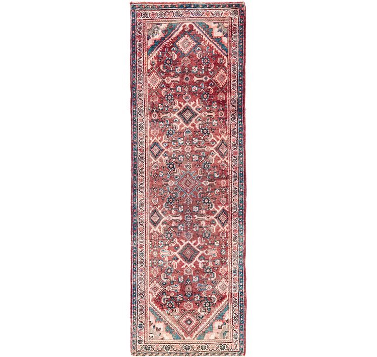 HandKnotted 3' 7 x 10' 5 Farahan Persian Runner ...