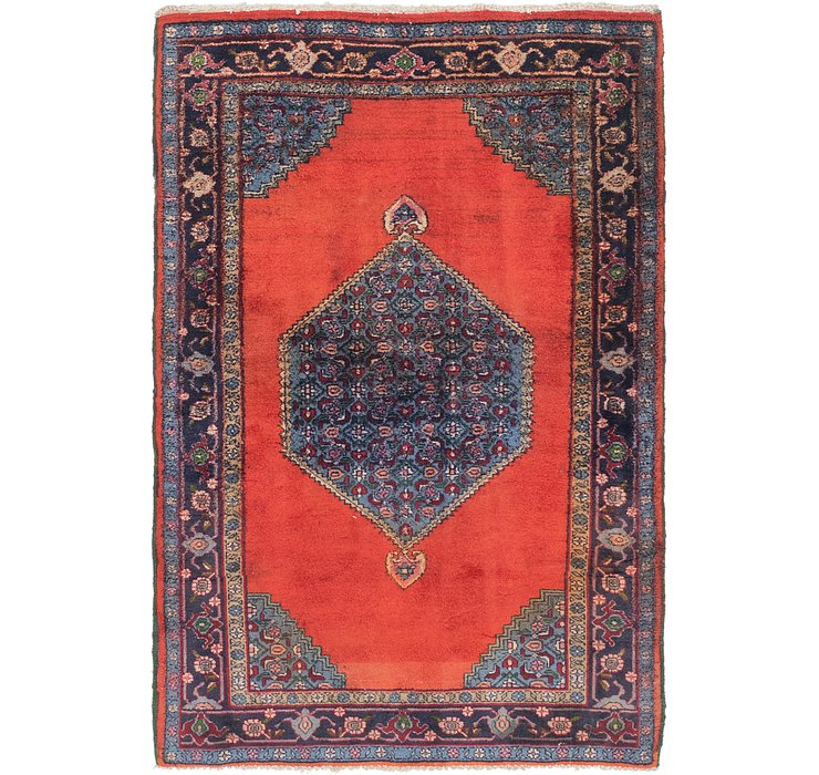 4' 3 x 6' 3 Gholtogh Persian Rug