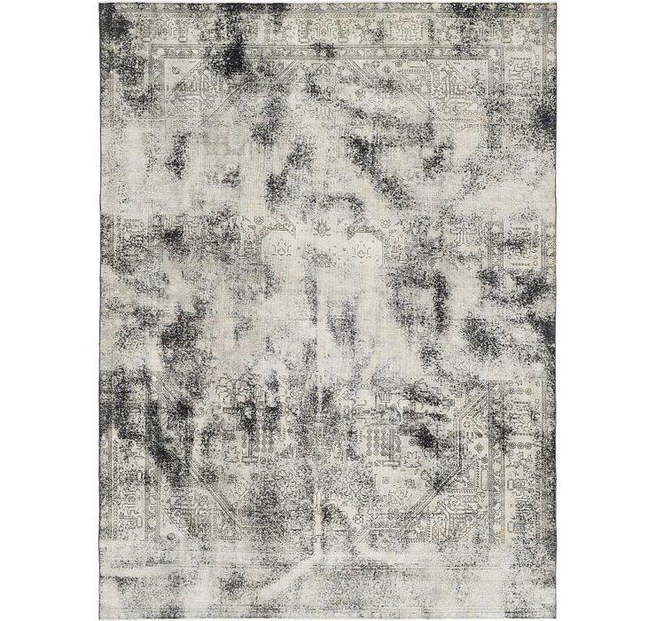 HandKnotted 9' 3 x 12' 8 Ultra Vintage Persian Rug