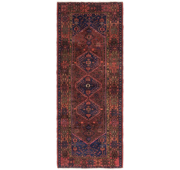 3' 8 x 9' 10 Zanjan Persian Runner Rug