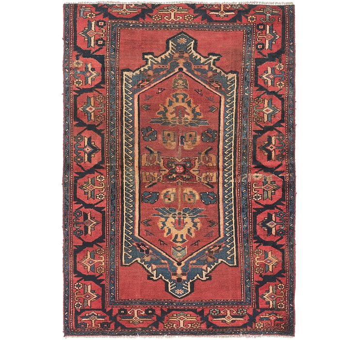 4' 3 x 6' 2 Zanjan Persian Rug