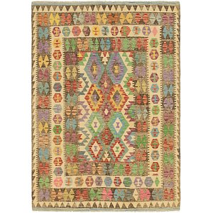 5' 9 x 8' Kilim Maymana Rug