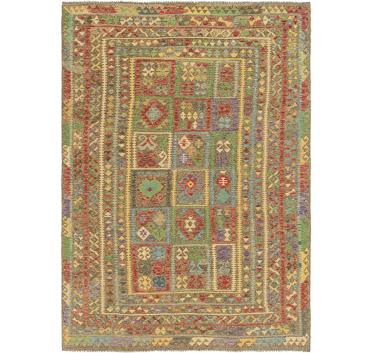 8' x 11' 2 Kilim Maymana Rug