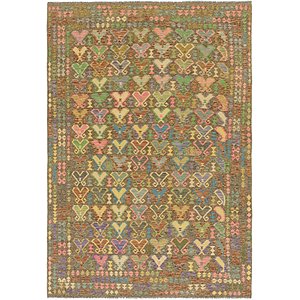 7' 6 x 11' 7 Kilim Maymana Rug