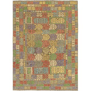 Unique Loom 8' x 11' 4 Kilim Maymana Rug