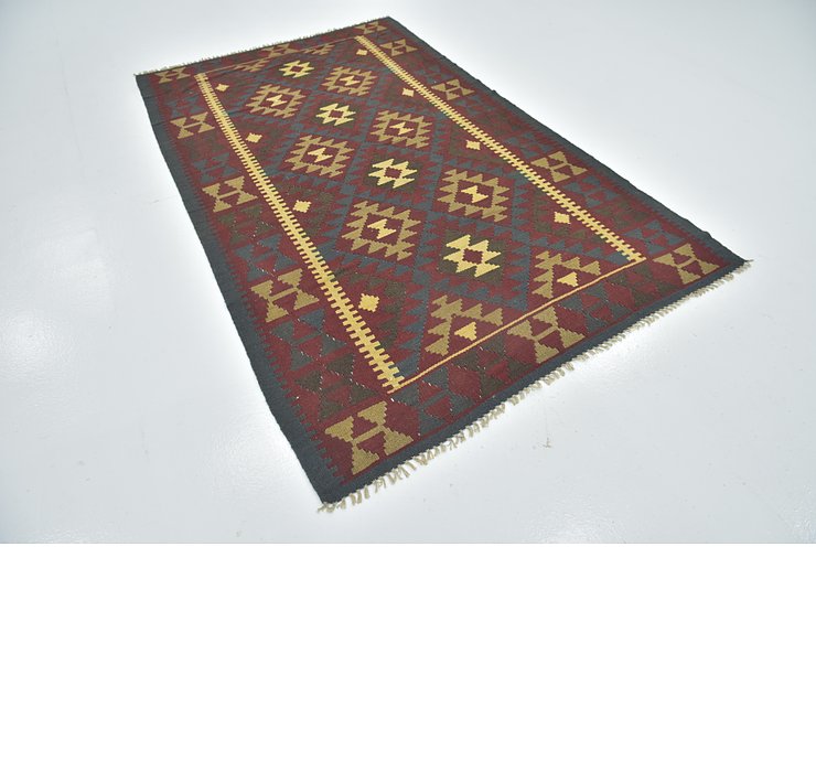 5' 2 x 8' 2 Kilim Maymana Rug