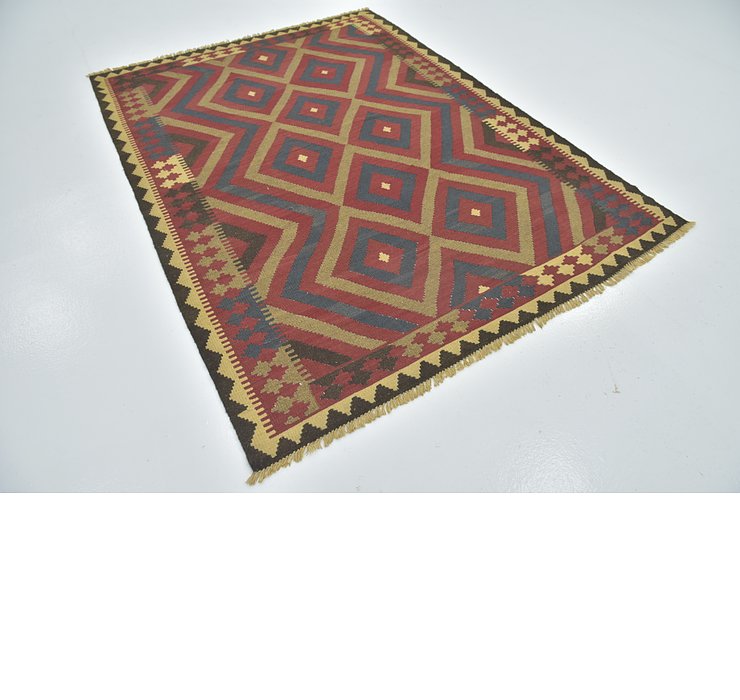 5' 8 x 7' 9 Kilim Maymana Rug