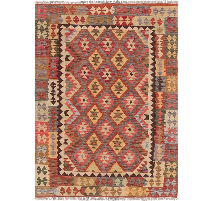 5' x 6' 9 Kilim Maymana Rug