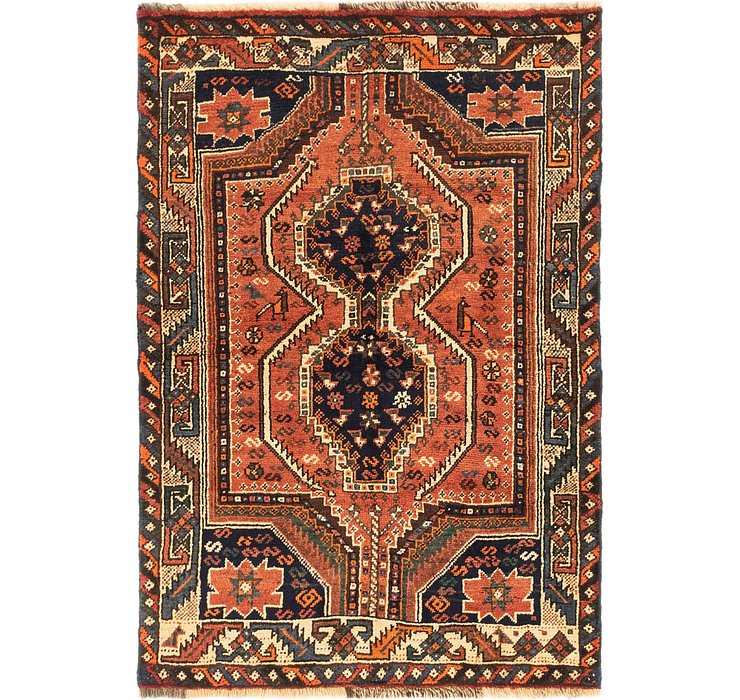 3' 9 x 5' 8 Ghashghaei Persian Rug