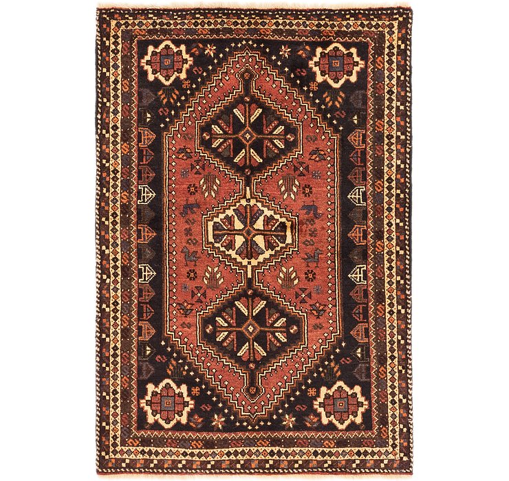 3' 9 x 5' 9 Ghashghaei Persian Rug