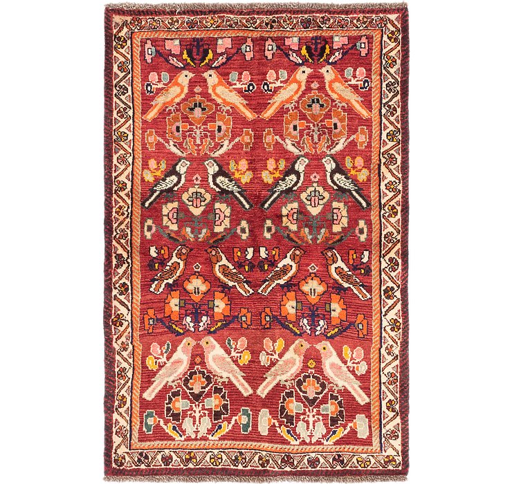 3' 9 x 5' 8 Ghashghaei Persian Rug