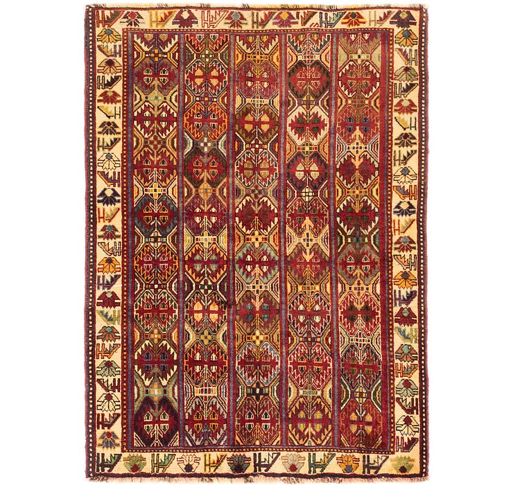 3' 9 x 5' 3 Ghashghaei Persian Rug