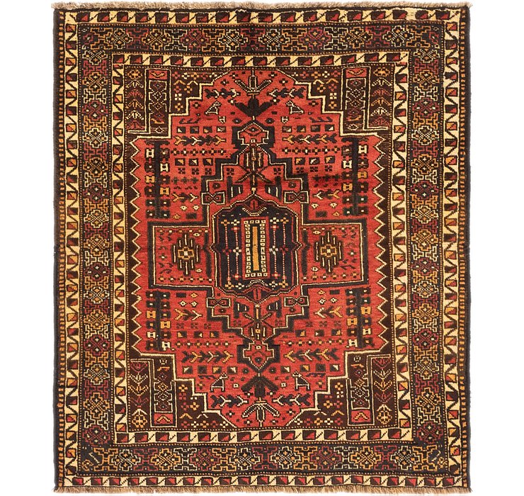 4' x 4' 10 Ghashghaei Persian Squa...