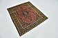 4' x 4' 10 Ghashghaei Persian Square Rug thumbnail image 2