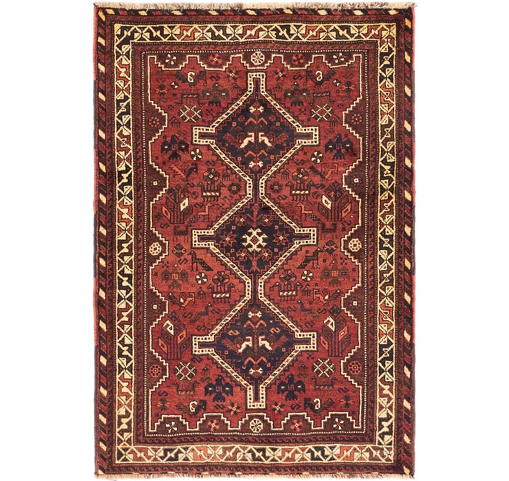 3' 10 x 5' 7 Ghashghaei Persian Rug